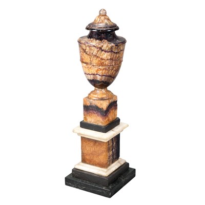 Lot 260 - English Blue John Urn 18th/19th Century On a...