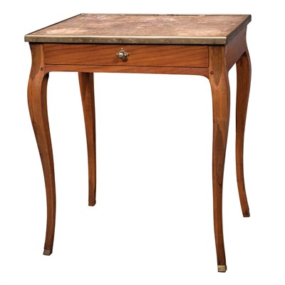 Lot 353 - Louis XV Walnut Amaranth and Tulipwood Table a...