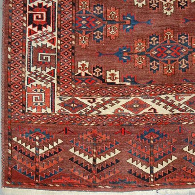 Lot 536 - Yomoud Carpet West Turkestan, first quarter of...