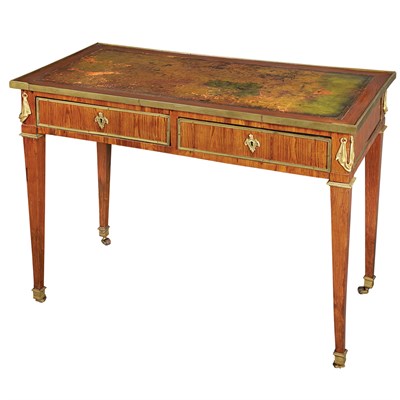 Lot 504 - Louis XVI Gilt-Bronze Mounted Bureau Plat Late...