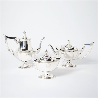 Lot 465 - Assembled Gorham Sterling Silver Three-Piece...