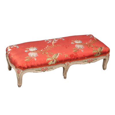 Lot 223 - Louis XV Painted Taboret 18th Century The...