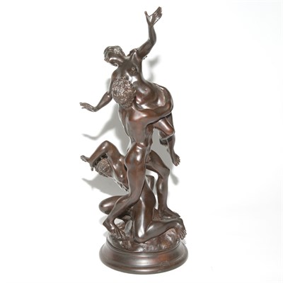 Lot 286 - Patinated-Bronze Group Of the Rape of the...