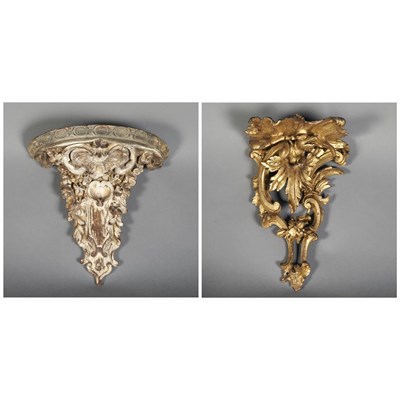 Lot 309 - George II Gilt-Wood Wall Bracket Mid 18th...