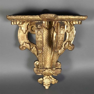 Lot 532 - Two French Gilt-Wood Wall Brackets 18th/19th...