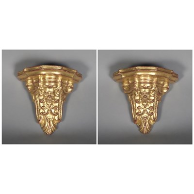 Lot 517 - Pair of Regence Style Gilt-Wood and Terra...