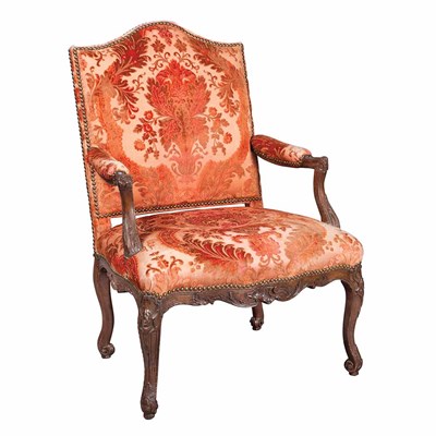Lot 311 - Louis XV Walnut Fauteuil a la Reine Mid 18th...