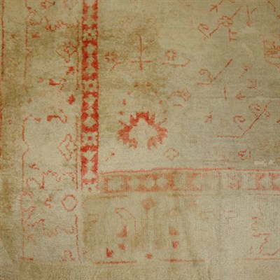 Lot 689 - Oushak Carpet West Anatolia, late 19th century...