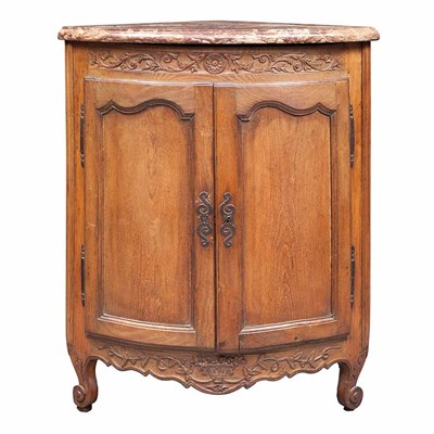 Lot 311A - Louis XV Oak Encoignure Mid 18th century The...