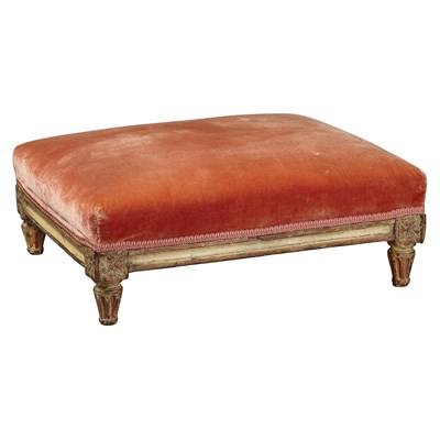 Lot 434 - Louis XVI Painted Taboret Late 18th century...