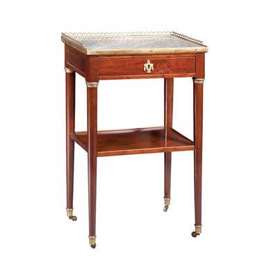 Lot 466 - Late Louis XVI Gilt-Bronze Mounted Mahogany...