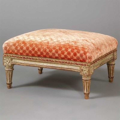 Lot 509 - Louis XVI Painted Tabouret Late 18th century...