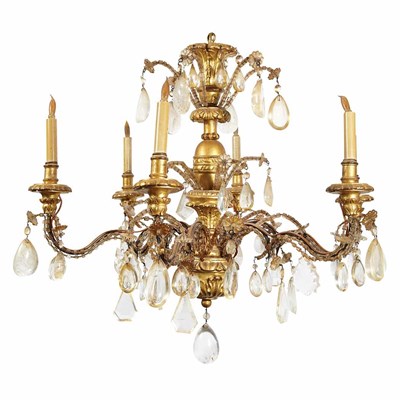 Lot 331 - Italian Neoclassical Style Gilt-Wood and Rock...
