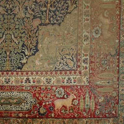 Lot 580 - Kayseri Silk Rug Southeast Anatolia, first...