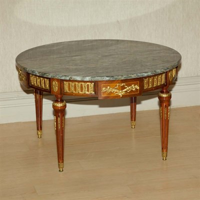Lot 678 - Louis XVI Style Gilt-Metal Mounted Mahogany...