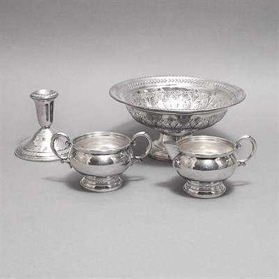 Lot 387 - Group of Sterling Silver Table Articles...