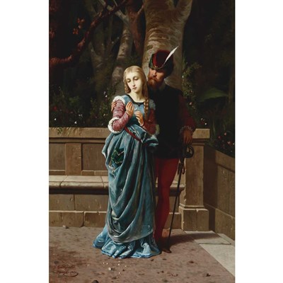 Lot 7 - Gabriele Castagnola Italian, 1828-1883 Faust...