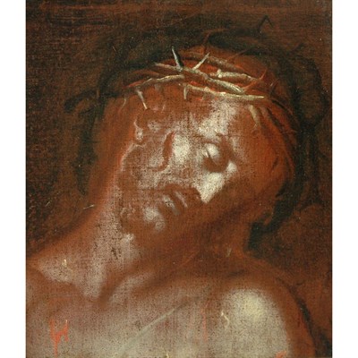 Lot 52 - Italian School 17th Century The Man of Sorrows...