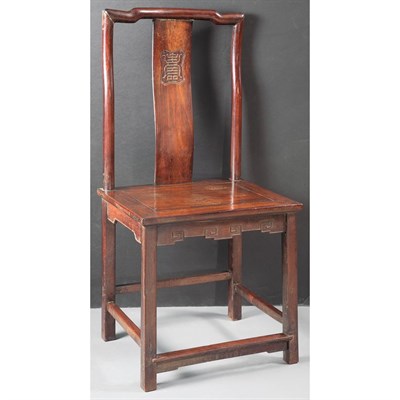 Lot 220 - Chinese Hardwood Chair