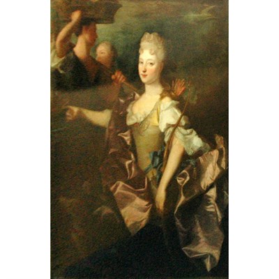 Lot 79 - School of Nicolas de Largilliere Portrait of...