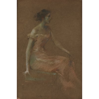Lot 301 - Thomas Wilmer Dewing American, 1851-1938 In...