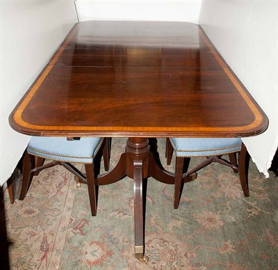 Lot 491 - George III Style Banded Mahogany...