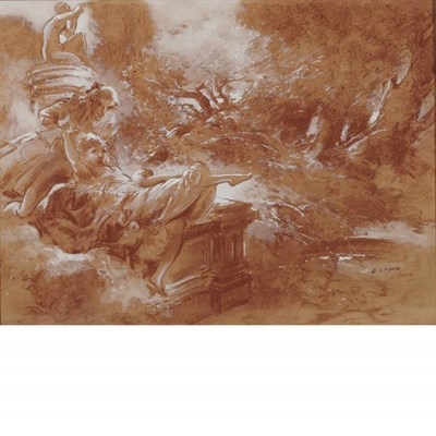 Lot 86 - Everett Shinn American, 1876-1953 Rococo Scene,...