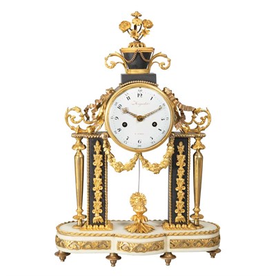 Lot 662 - Louis XVI Style Gilt and Patinated-Bronze and...