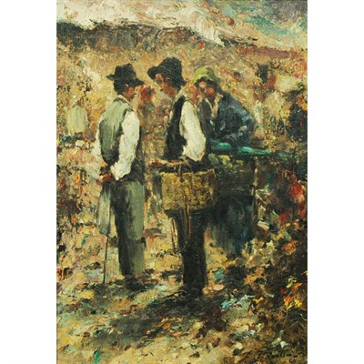 Lot 15 - Ferruccio Rontini Italian, 1893-1964 Mercato,...