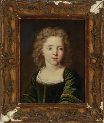 Lot 106 - French School 18th Century Portrait of a Young...