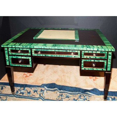 Lot 150 - Russian Neoclassical Style Painted Wood Desk...