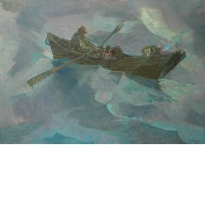 Lot 93 - Algot Stenbery American, 1902-1983 Fisherman...