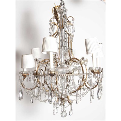 Lot 561 - Louis XVI Style Patinated-Metal and Glass...
