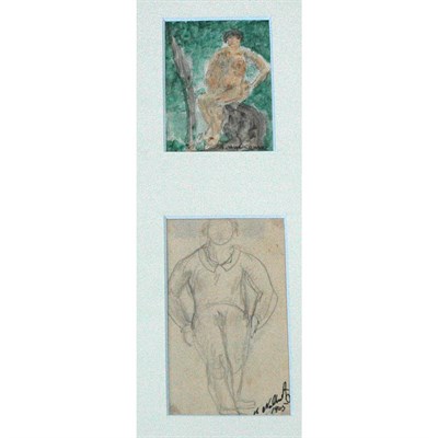 Lot 103 - Abraham Walkowitz American, 1878-1965 (i)...