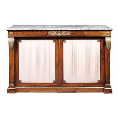 Lot 472 - Regency Gilt-Brass Mounted Rosewood Side...