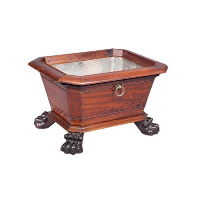 Lot 463 - George IV Mahogany Cellaret Of canted...