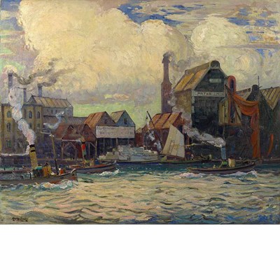 Lot 403 - Richard Hayley Lever American, 1875-1958...