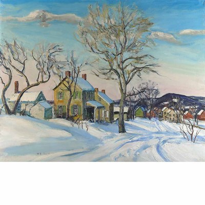 Lot 421 - Walter Emerson Baum American, 1884-1956 Winter...