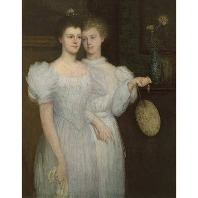Lot 404 - Julian Alden Weir American, 1852-1919 The Two...