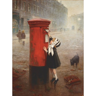 Lot 22 - Fernand Le Quesne French, 1856-1918 The Pillar...