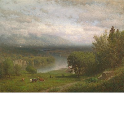 Lot 25 - Alexander Helwig Wyant American, 1836-1892...