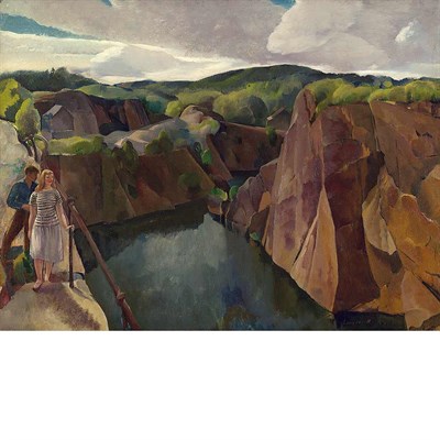 Lot 417 - Leon Kroll American, 1884-1974 Abandoned...