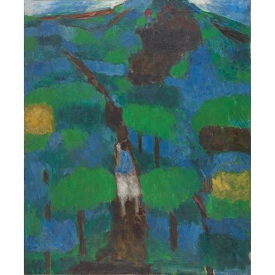 Lot 132 - Jan Muller American, 1922-1958 Mountain Path...