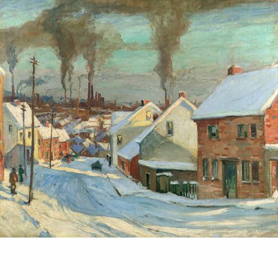 Lot 176 - Jonas Lie Norwegian/American, 1880-1940...