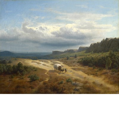 Lot 58 - Hermann Ottomar Herzog American, 1832-1932...