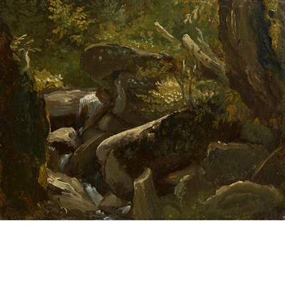 Lot 15 - Thomas Cole American, 1801-1848 Forest...