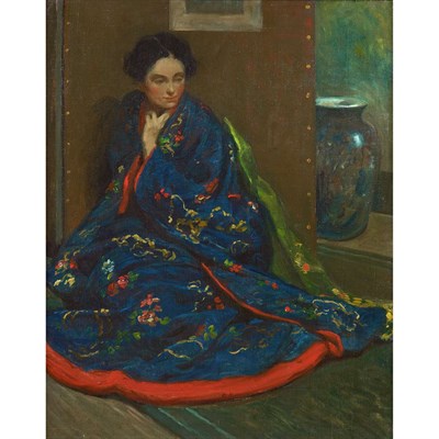 Lot 62 - William Chadwick American, 1879-1962 Seated...
