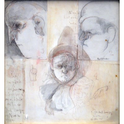 Lot 19 - Jose Luis Cuevas Mexican/American, b. 1933...