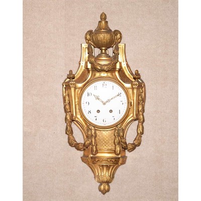Lot 422 - Louis XV Style Gilt-Bronze Cartel Clock Late...