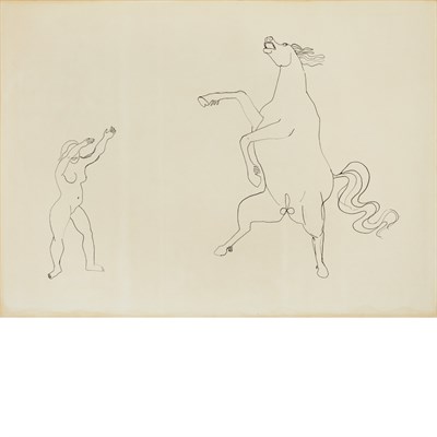 Lot 91 - Alexander Calder American, 1898-1976 Rearing...